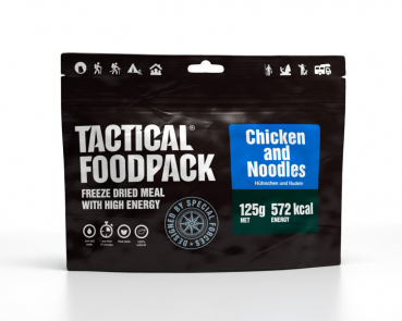 Tactical Pasta meal with chicken, 125g