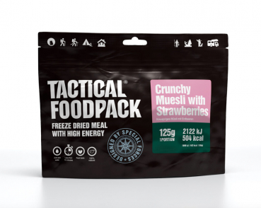 Tactical Crunchy Muesli with Strawberries, 125 g