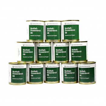 12 x canned bread 06 - house bread made from rye, 400 g