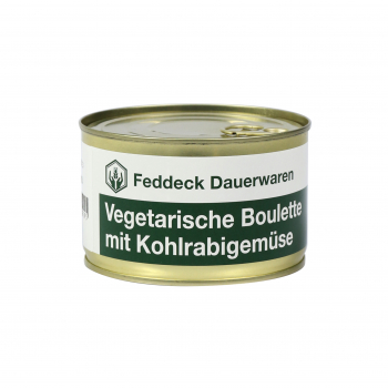 Ready meal can Vegetarian boulette with turnip greens, 400 g