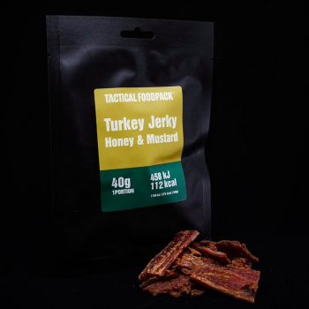 Tactical Turkey Jerky - Honey and Mustard, 40 g