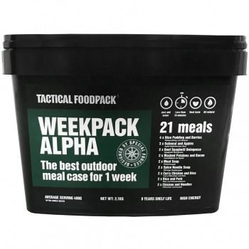 Tactical Weekly ration ALPHA, for 1 person, 2100g