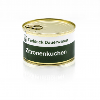 Dosenkuchen Zitronenkuchen, in der Dose gebacken, 160 g