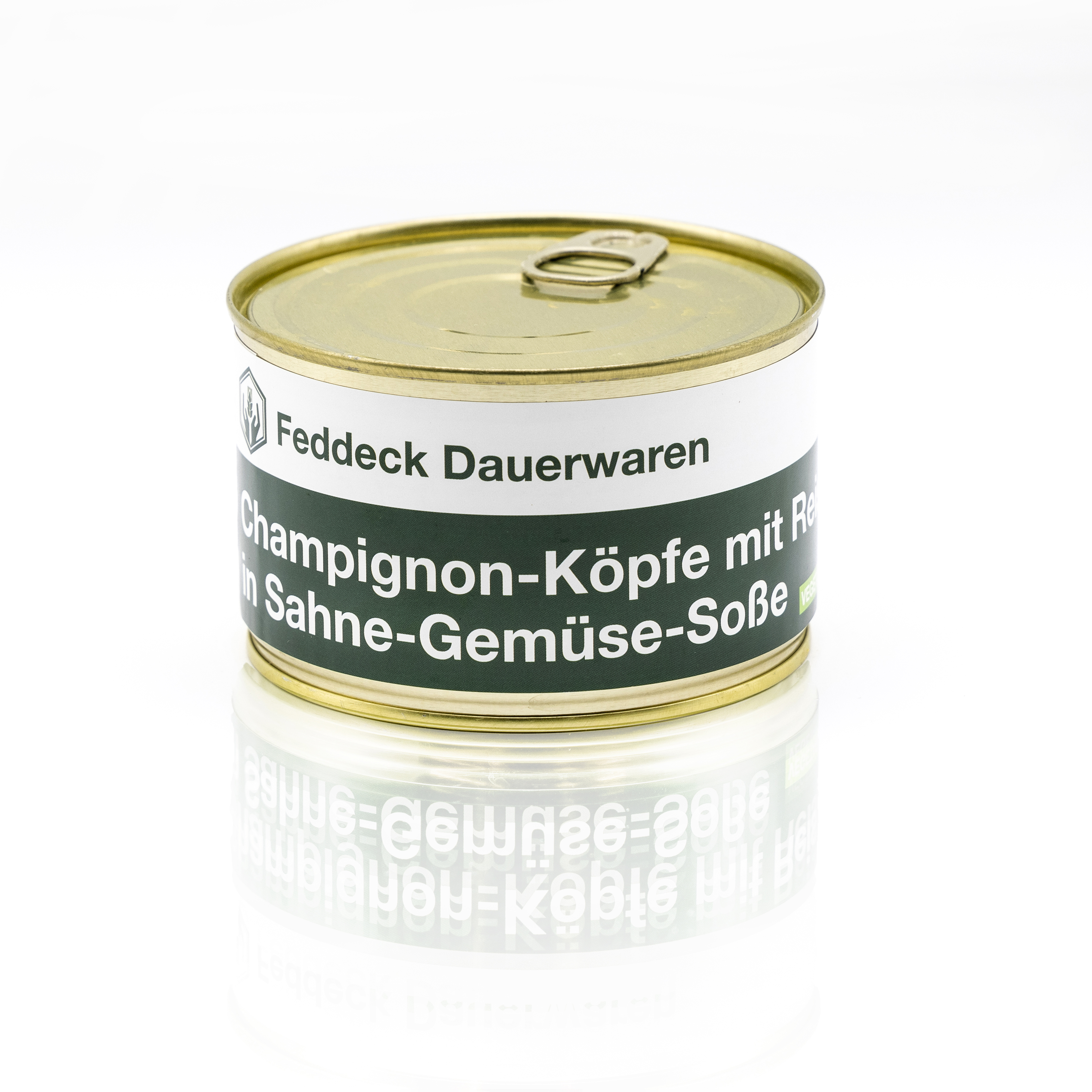 fertiggericht dose champignon kopfe mit reis in sahne gemusesosse 400g mhd 10 jahre feddeck dauerwaren shop