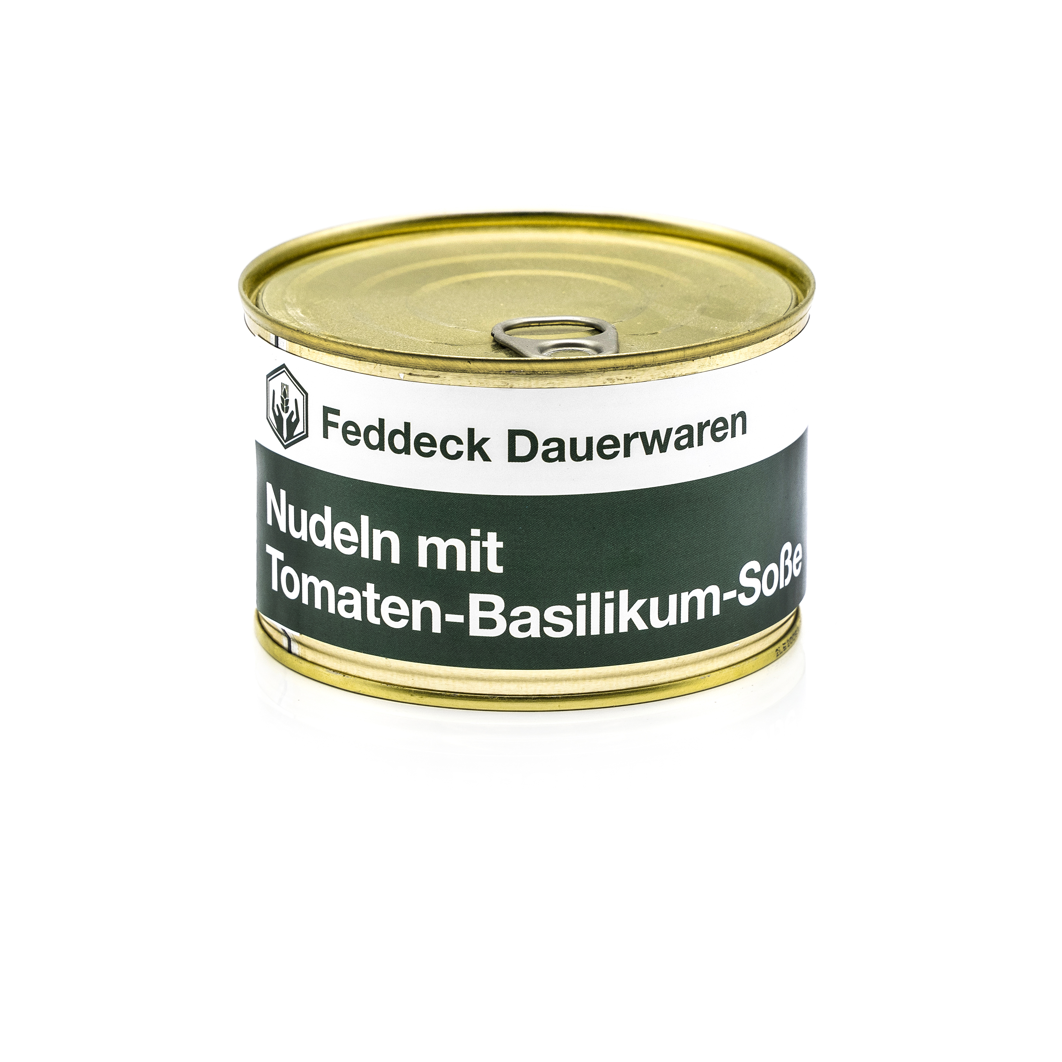 Fertiggericht Dose Nudeln Mit Tomaten Basilikum Sosse 400g Mhd 10 Jahre Feddeck Dauerwaren Shop