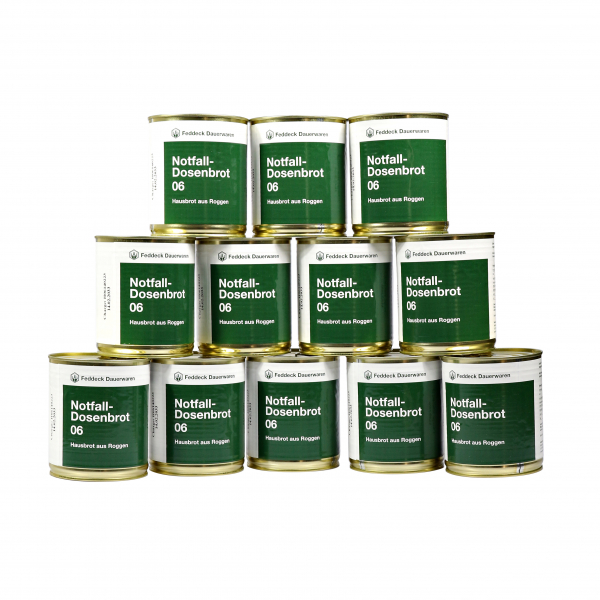 12 x canned bread 06 - house bread made from rye, 400 g