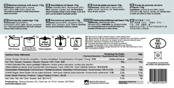 Tactical Daily ration DELTA, 342g