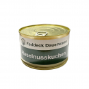 Canned cake Hazelnut cake, baked in a tin, 155 g